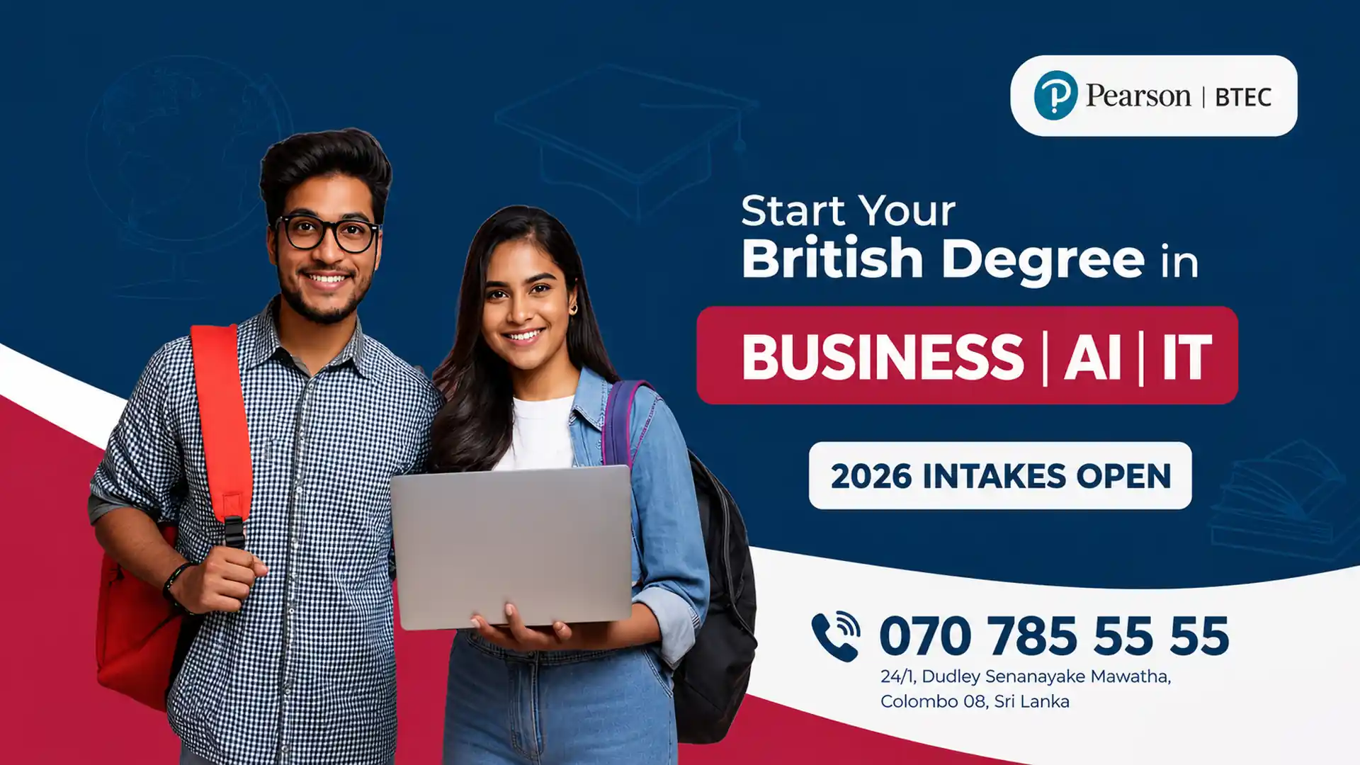 Colombo International Campus banner