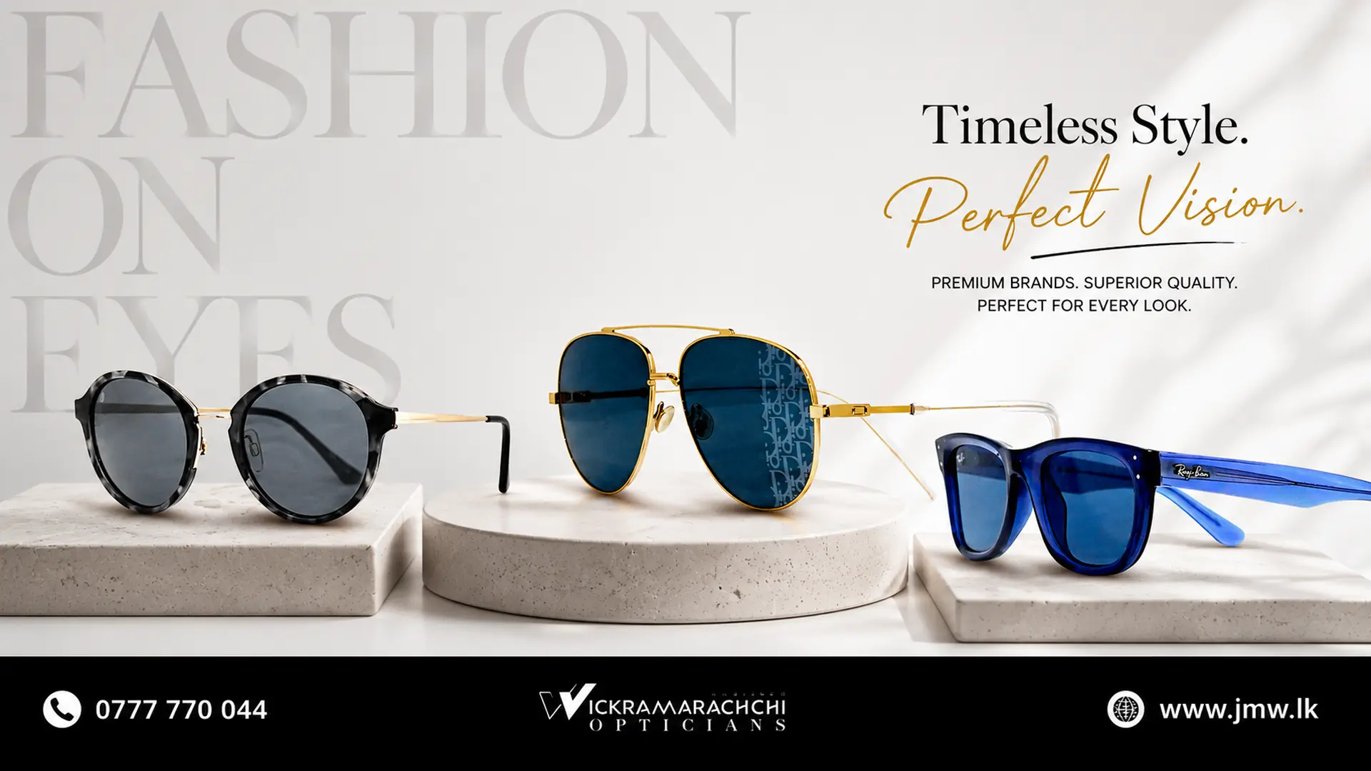 Wickramarachchi Opticians banner