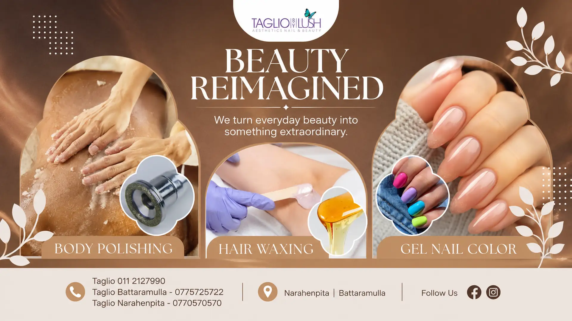 Taglio by Lush banner