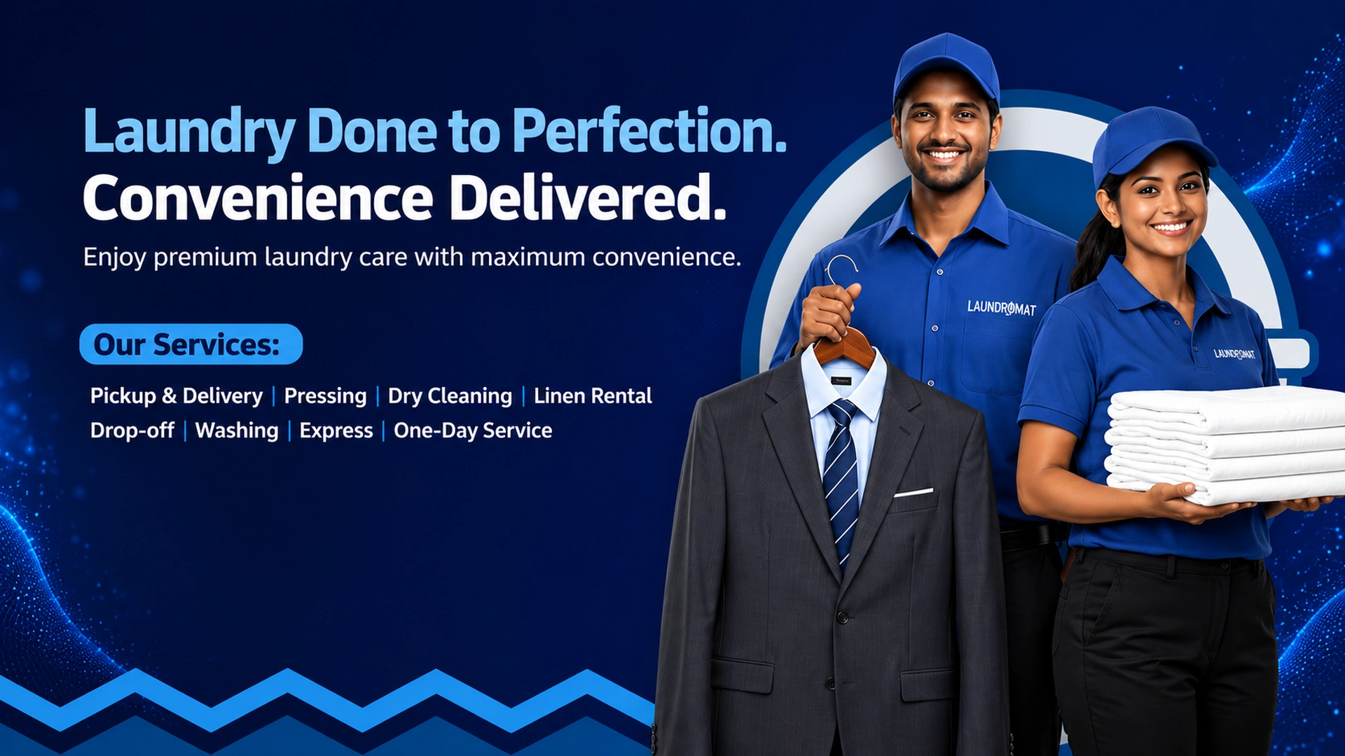 Laundromat banner
