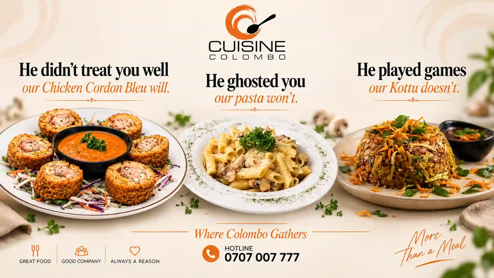 Cuisine Colombo - Courtside banner