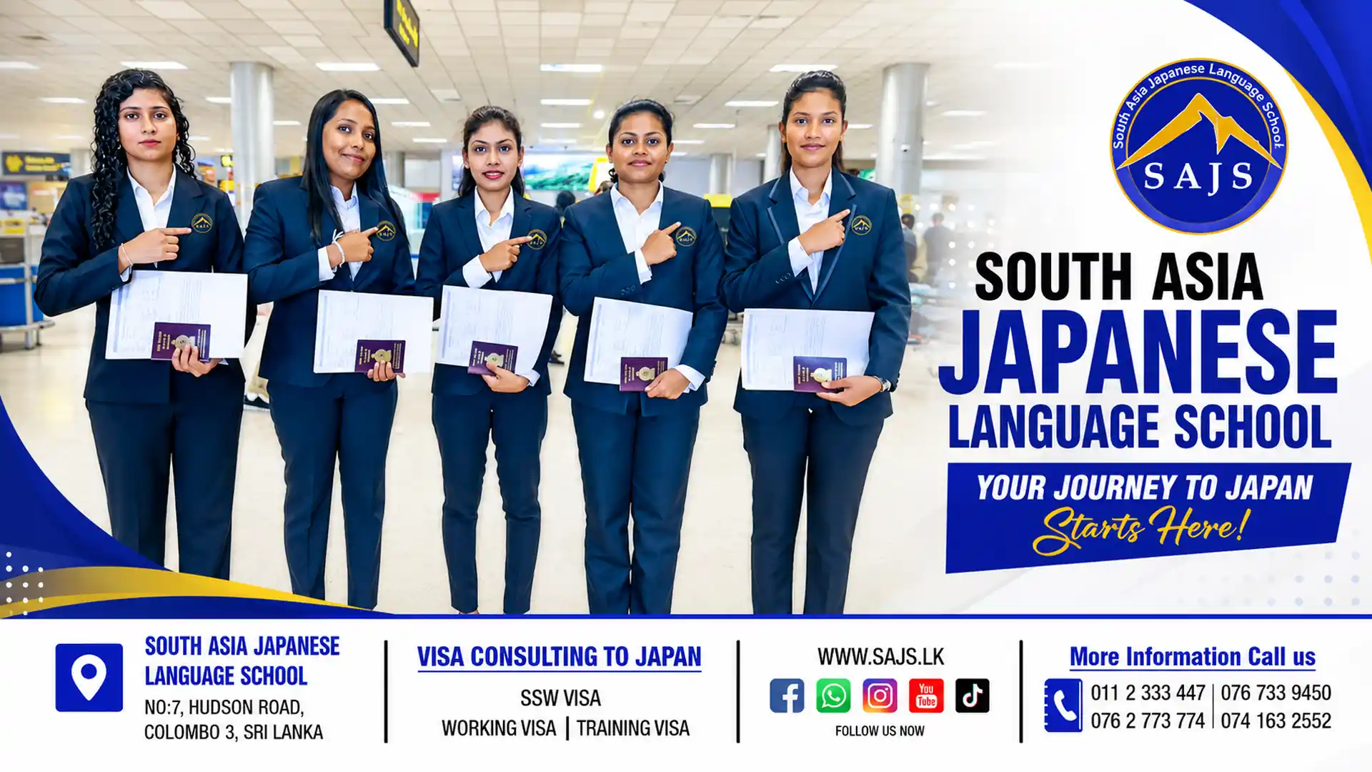 South Asia Japanese Language School banner