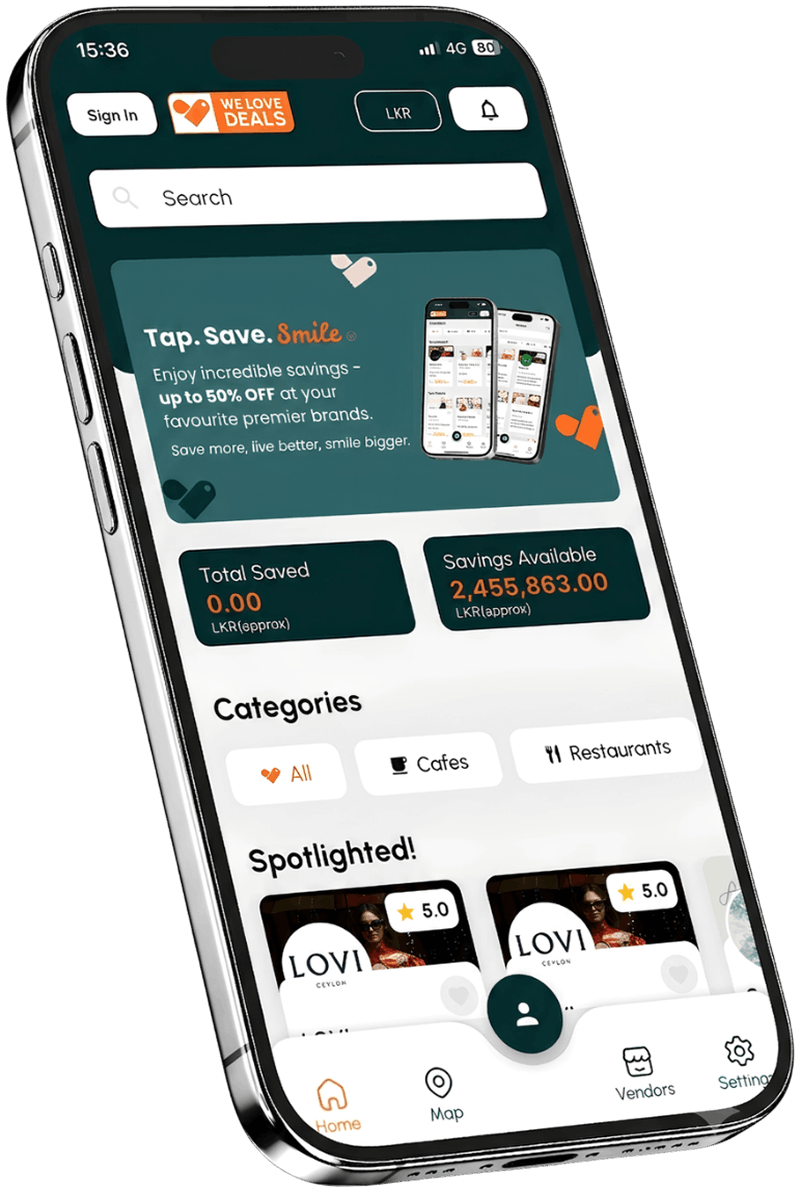 We Love Deals app preview 1